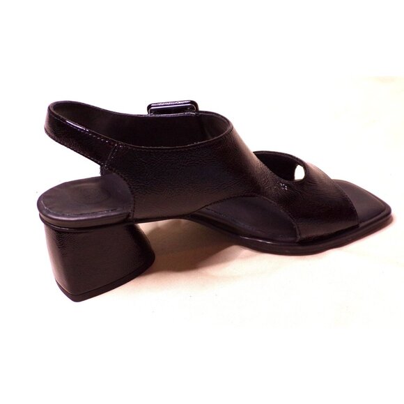 🆕PAUL GREEN Tanya Slingback Block Heel Sandal Pump Shoes 8.5 Black - Picture 13 of 15